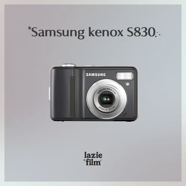 입문‧₊˚ Samsung Kenox S830 삼성 디카 케녹스