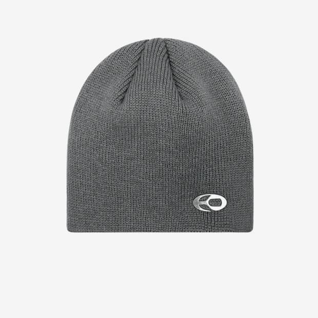 오와이 OY METAL LOGO BEANIE-GREY