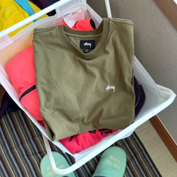 스투시 피그먼트 스탁 반팔 티셔츠