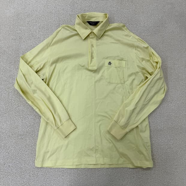 L 먼싱웨어 코튼 카라 긴팔티 0126T1