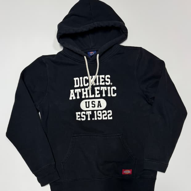 디키즈 스펠로고 스웻 기모 후드티