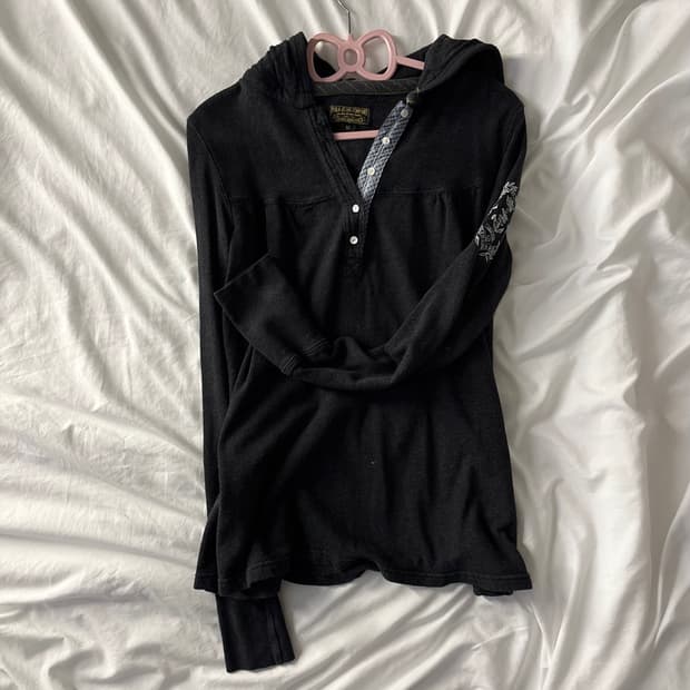 폴로 진스 후드 롱슬리브