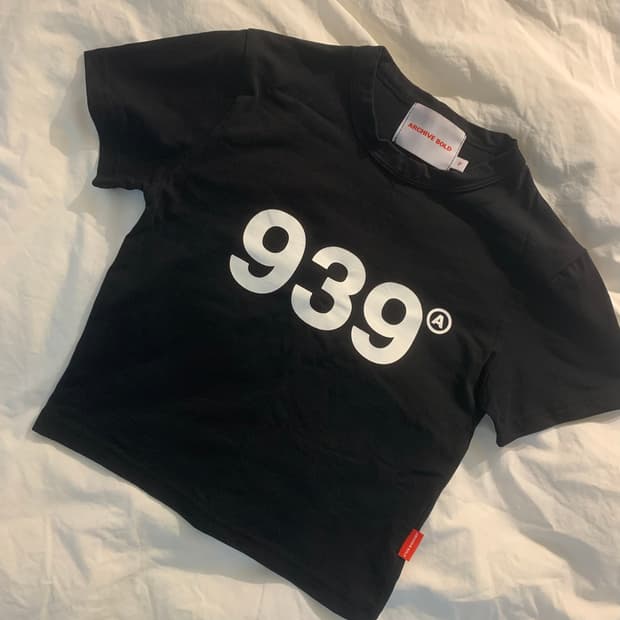 아카이브볼드 939 반팔 939 여자 크롭 반팔