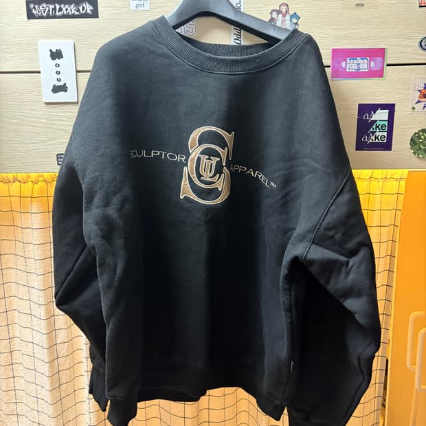 스컬프터 기모 맨투맨