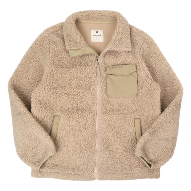 스노우피크 베이지 플리스 자켓