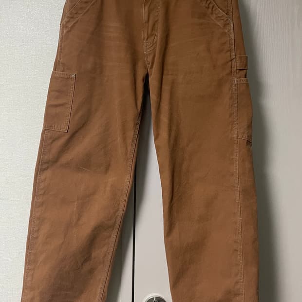 카키스 로거 팬츠 셀비지 브라운 khakis logger pants