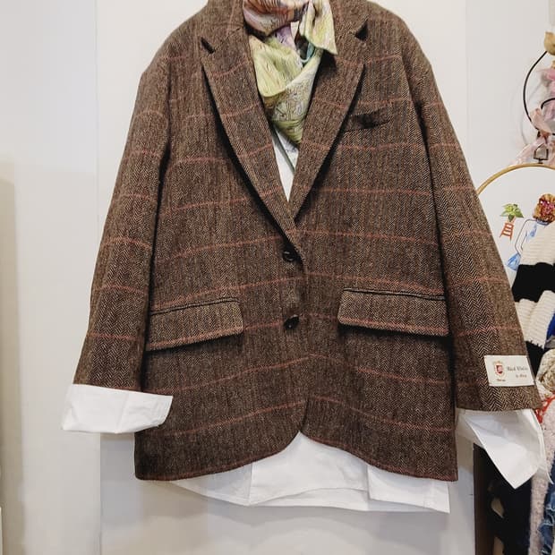 써스데이 아일랜드 리치울 자켓