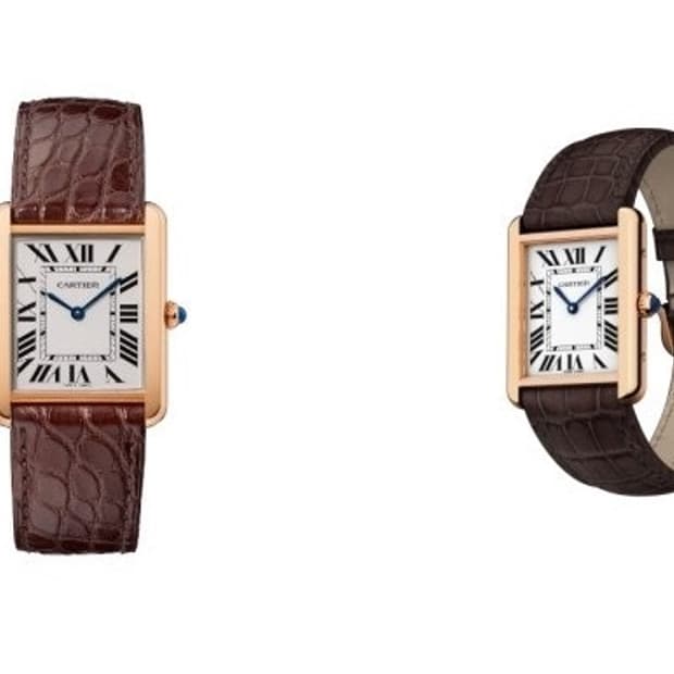 까르띠에 탱크 솔로 로즈골드 (핑크) 라지 사이즈