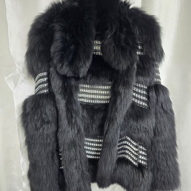 블랙 폭스 퍼 자켓 (1576)