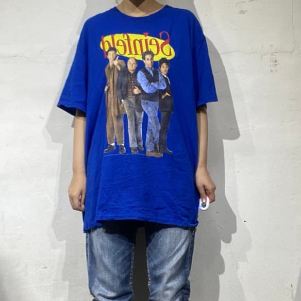 90s 미국 빈티지 사인필드 캐스트 그래픽 티셔츠 L