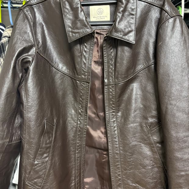 유나이티드 애로우즈 레더 자켓