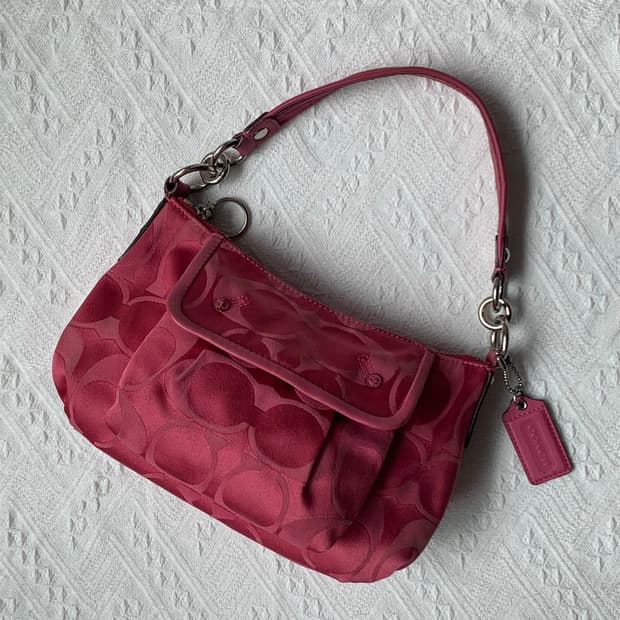 💗 Coach 히메갸루 핫핑크 숄더백