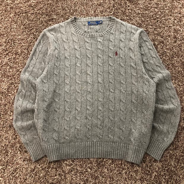 폴로 랄프로렌 케이블 니트