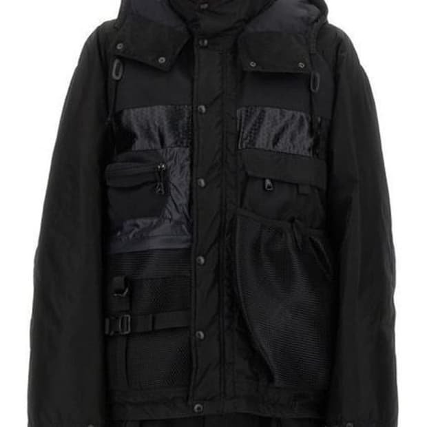 꼼데 준야와타나베 립스탑 패딩 파카