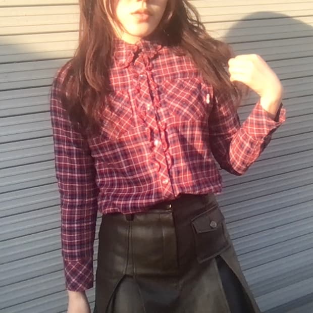 메조피아노 체리크레페 러블리셔츠🎹
