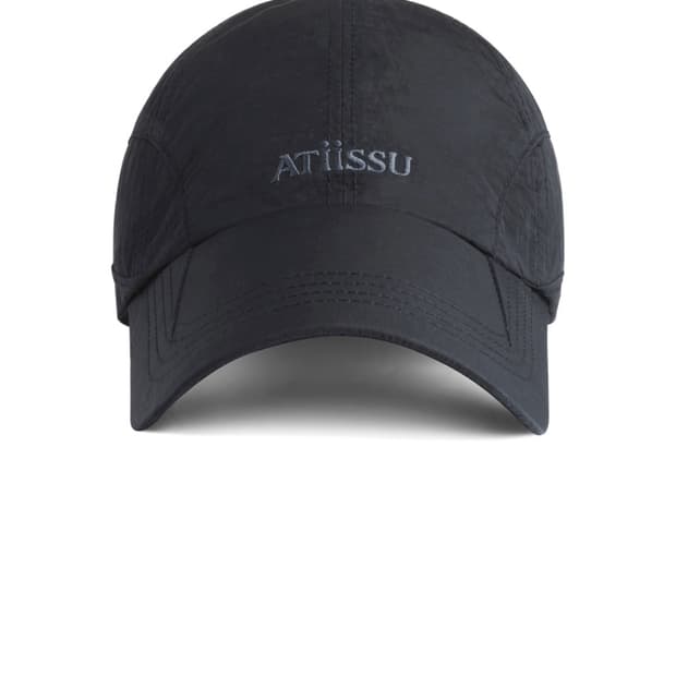 어티슈 ATiiSSU 핀턱 캡모자 블랙