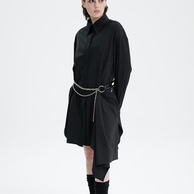 트리밍버드 Chain Double Belt [ Black ]