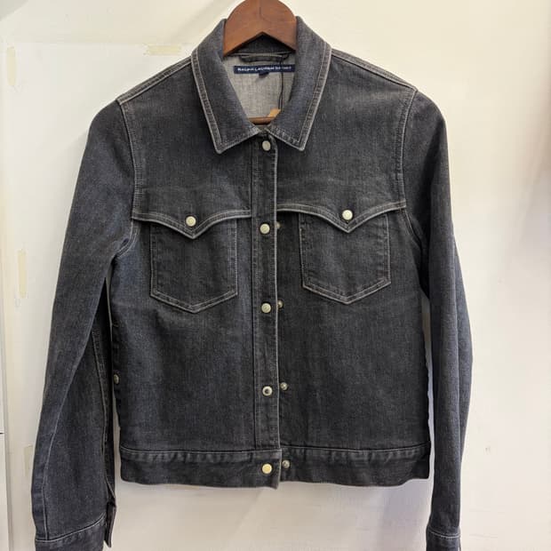 N27. 폴로 랄프로렌 스포츠 블랙청자켓 데님자켓