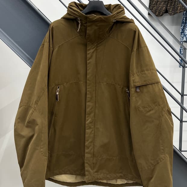 폴로랄프로렌 사선 포켓 올리브카키 자켓
