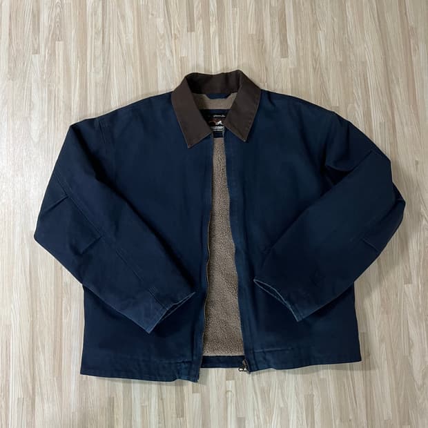 듀테로 하드 캔버스 워크 자켓 올드 네이비 M