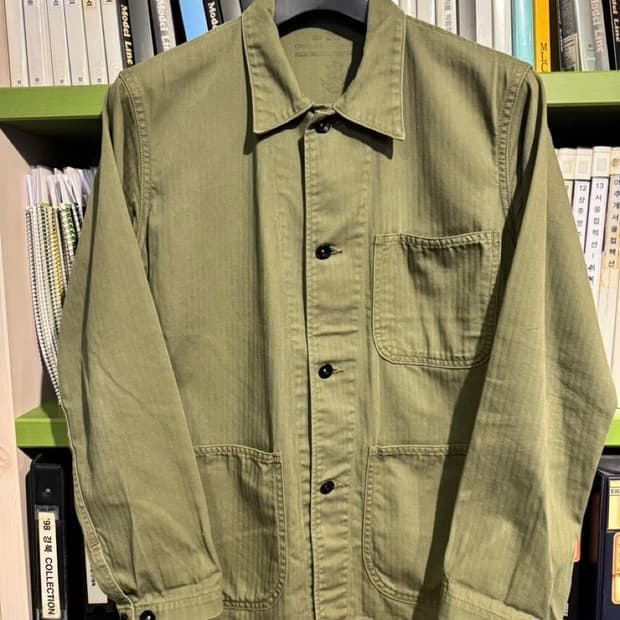 리얼맥코이 Real McCoy's 유틸리티 N-3 재킷 헤링본 워크 자켓