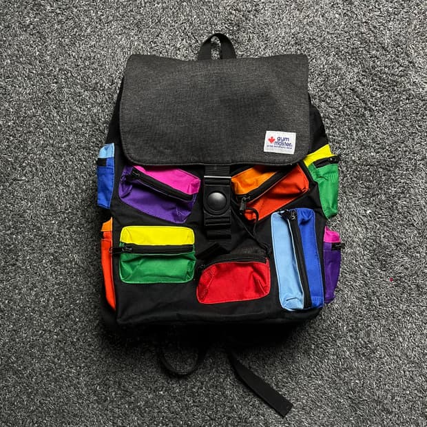 GYM MASTER 멀티 컬러 9포켓 백팩