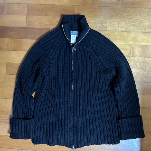 Yohji Yamamoto Wool Knit Zip (3 size)