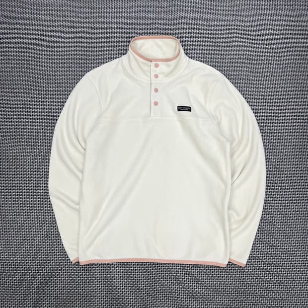 트루릴리전 하프버튼 후리스