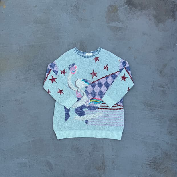 THURSDAY ISLAND 그래픽 니트