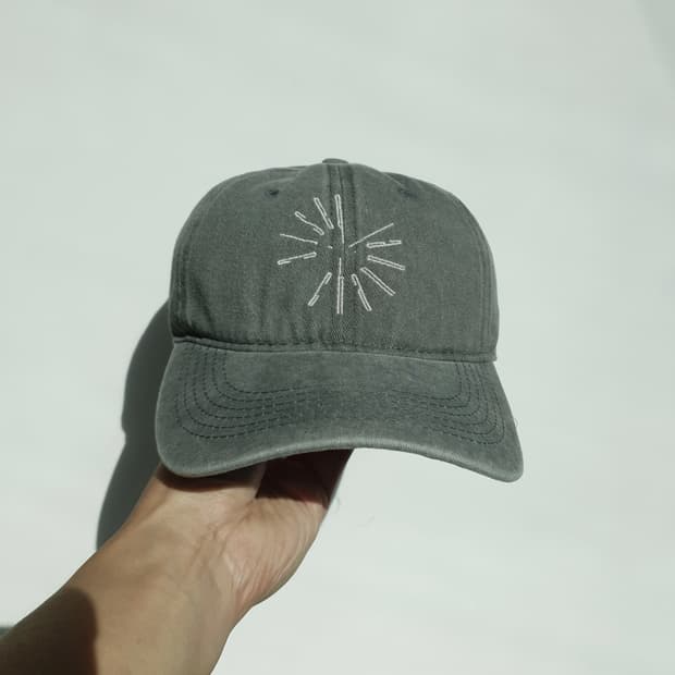 00s, 90s 'Basic Channel' 6pannel cap