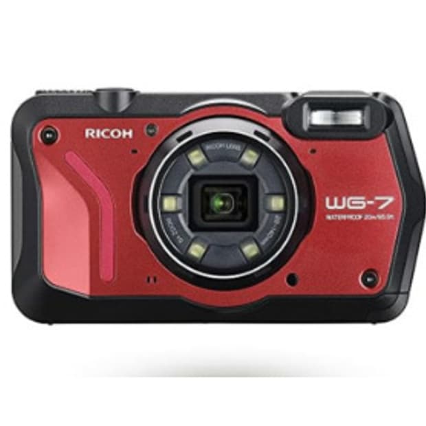 리코 RICOH WG-7 레드색상 판매해요.
