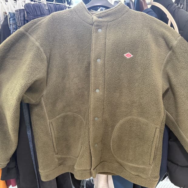 단톤 플리스 자켓 올리브 M