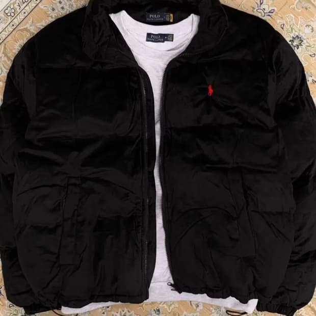폴로 블랙 벨벳 스웨이드 패딩 구합니다 ㅠ