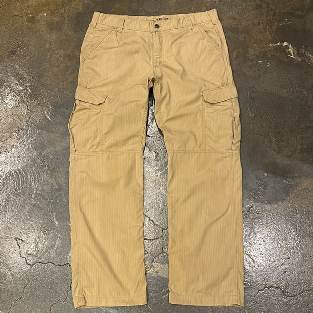 칼하트 카펜터 베이지 카고팬츠 38x32