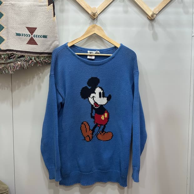 오리지널 디즈니 미키마우스 니트 L