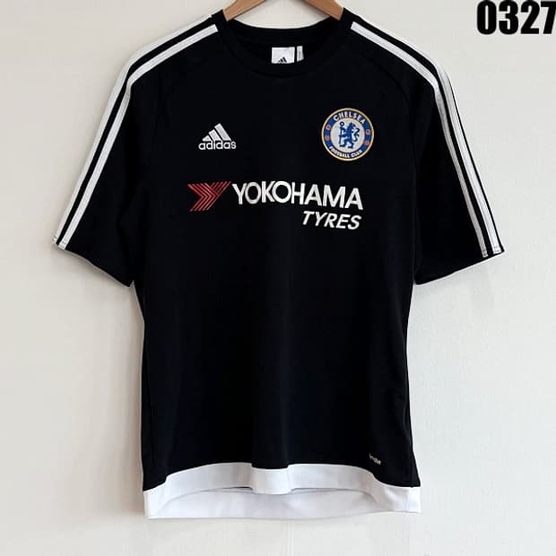 아디다스 첼시 ESTRO 15 트레이닝 저지 반팔 티셔츠 L 0327 