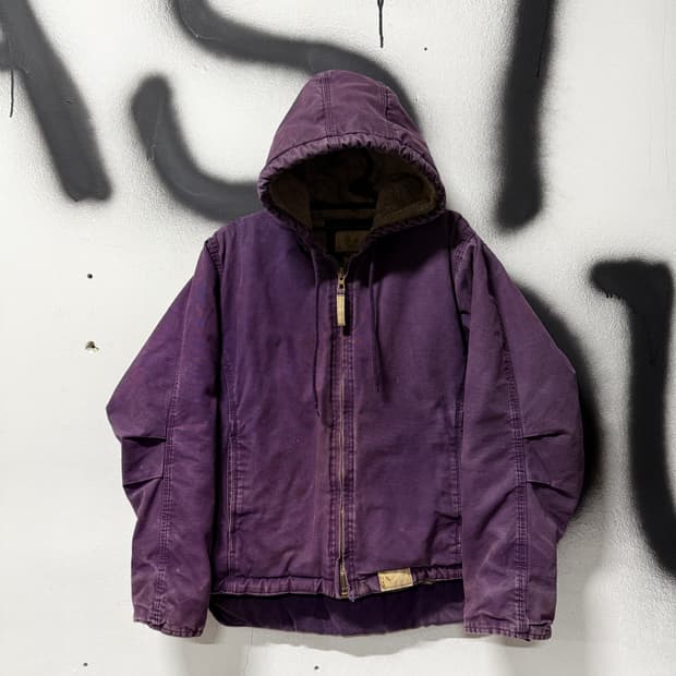 90s SCHMIDT 슈미트 워크웨어 플리스 캔버스 덕 액티브 자켓