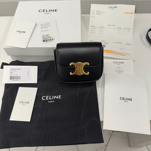 [25년] 셀린느 미니 클로드 크로스백 블랙