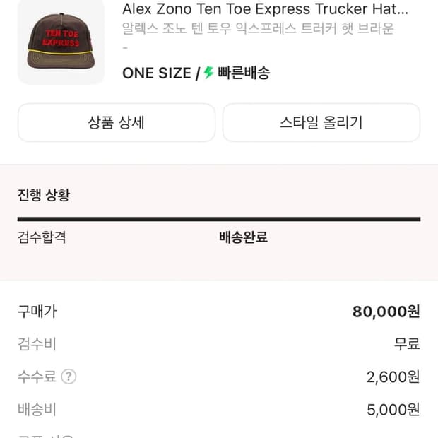 알렉스 조노 텐 토우 익스프레스 트러커햇 브라운