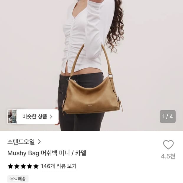 스탠드오일 머쉬백 미니 카멜백