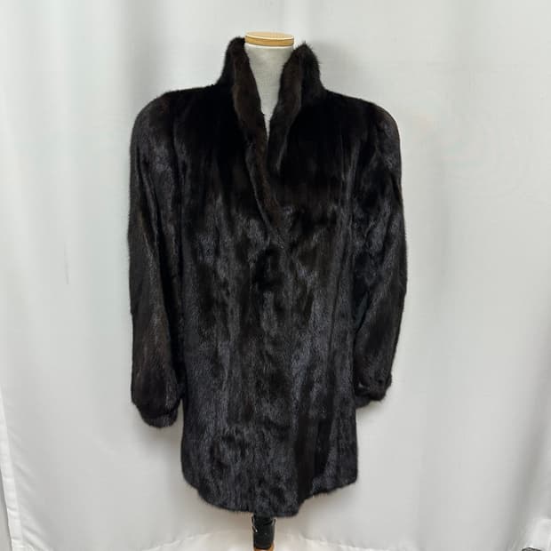 진도 여자 모피코트 밍크코트 털상태최상 (실측 102)