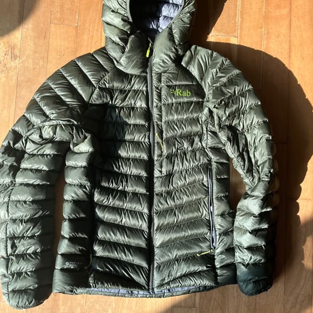 rab 랩 아르곤 후디 패딩 아미 army s