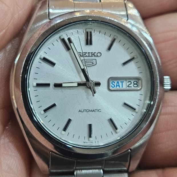 세이코 5 오토메틱 7S26-0440 데이 데이트 시계