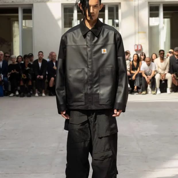 준야와타나베 칼하트 레더패치 워크자켓