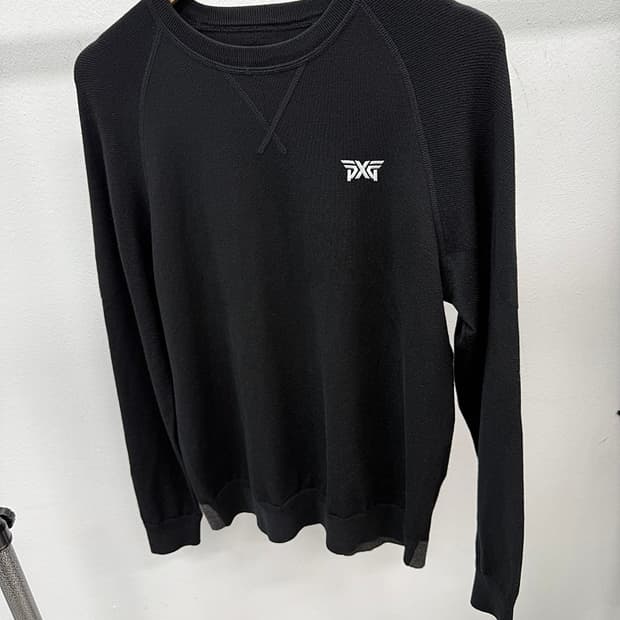 슬림105) PXG 블랙 골프니트 
