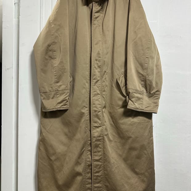 말보로 클래식 레더카라 롱코트