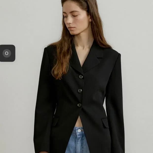 [octette] 오떼뜨 3버튼 블랙 블레이저