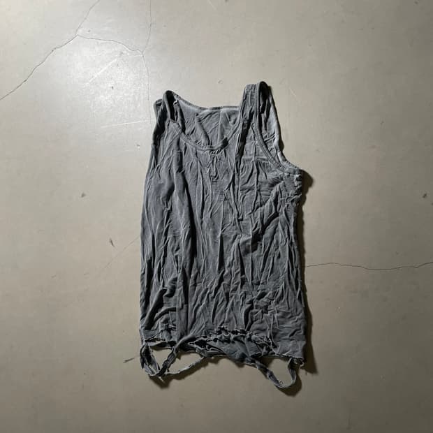  KZ Atelier Destroyed Layered Tank Top