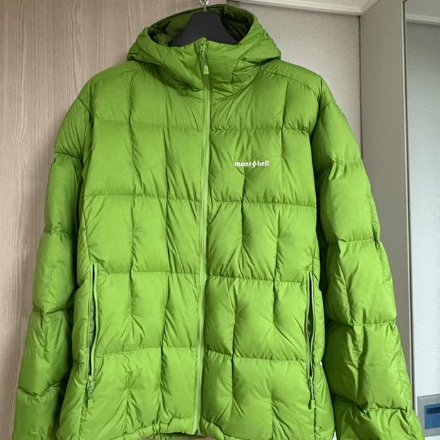 [XL] 몽벨 'US' 네이지 다운 파카 '그린' 민트급