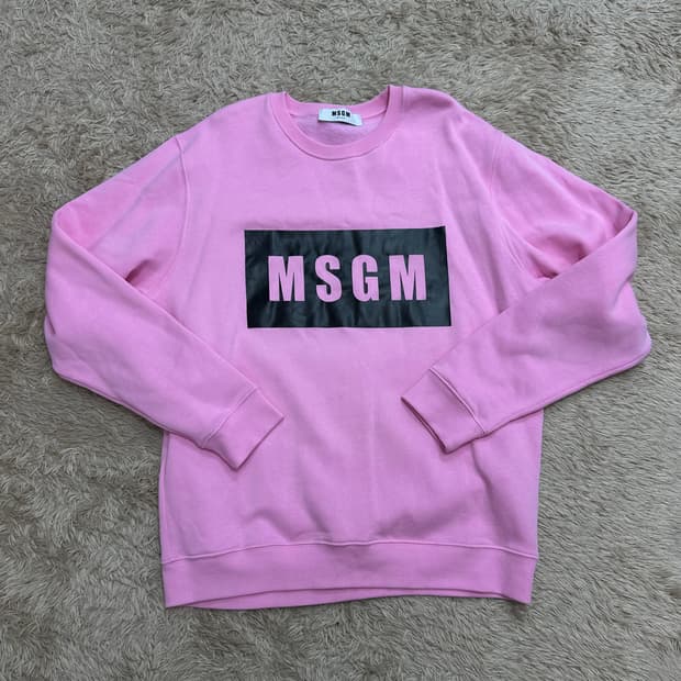 MSGM 기모 맨투맨